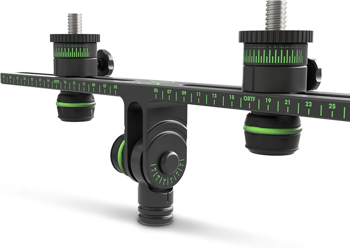 Gravity Stereo-Mikrofonschiene MS STB 01 PRO für 2 Mikrofone, stufenlose Einstellung, GMSSTB01PRO, s