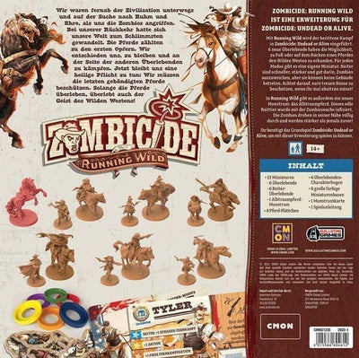 Zombicide: Undead or Alive Brettspiel Running Wild Expansion,Strategie-Brettspiel,Kooperatives Spiel