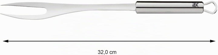 WMF BBQ Grillset 2-teilig, Tranchierbesteck aus Fleischmesser und Fleischgabel Edelstahl, Grillbeste