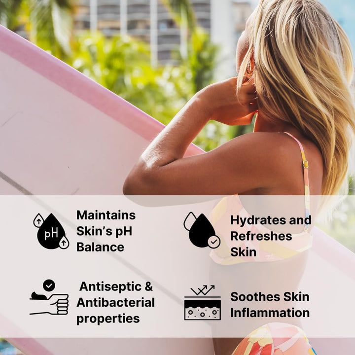 After Sun Gel Aloe Vera und Lavendel 1000ml Erfrischend, Reparierend für Gesicht und Körper, nach de