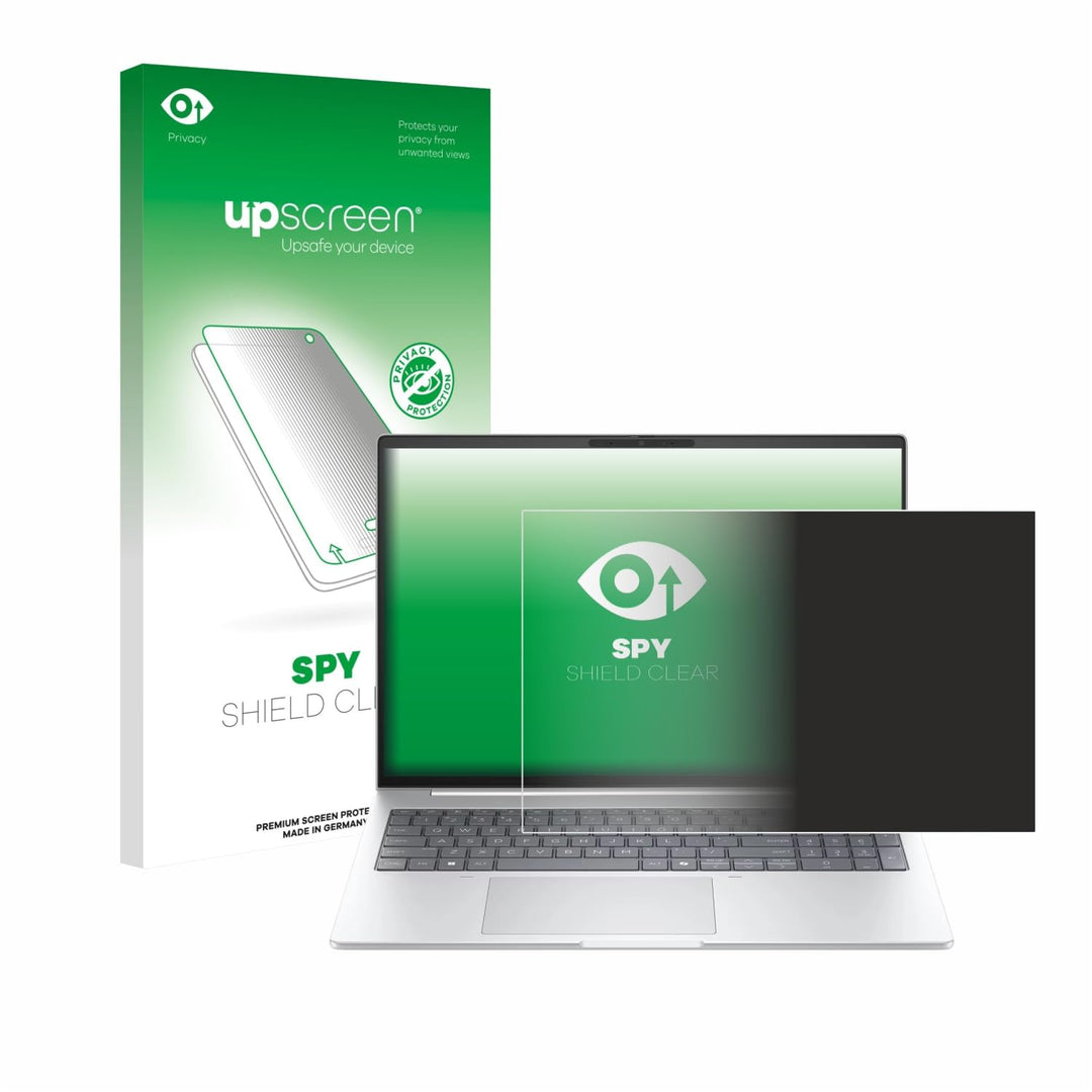 upscreen Anti-Spy Blickschutzfolie für HP EliteBook 8 G1a 16" Made in Germany, Privacy Screen Displa