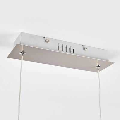 Lindby LED 'Iven' (Modern) in Alu aus Metall u.a. für Wohnzimmer & Esszimmer (1 flammig,), Wohnzimme