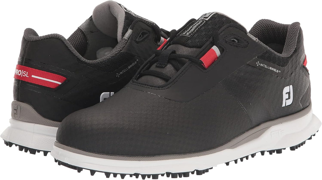 FootJoy Herren Pro|sl Sport Golfschuh 39.5 EU Schwarz Red, 39.5 EU Schwarz Red