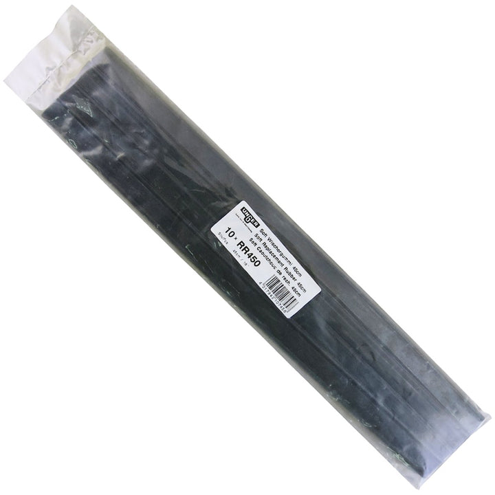 Unger RR450 Pro Wischergummi, Soft, Schwarz, 45cm Grösse, 10 Stück, 45cm Grösse