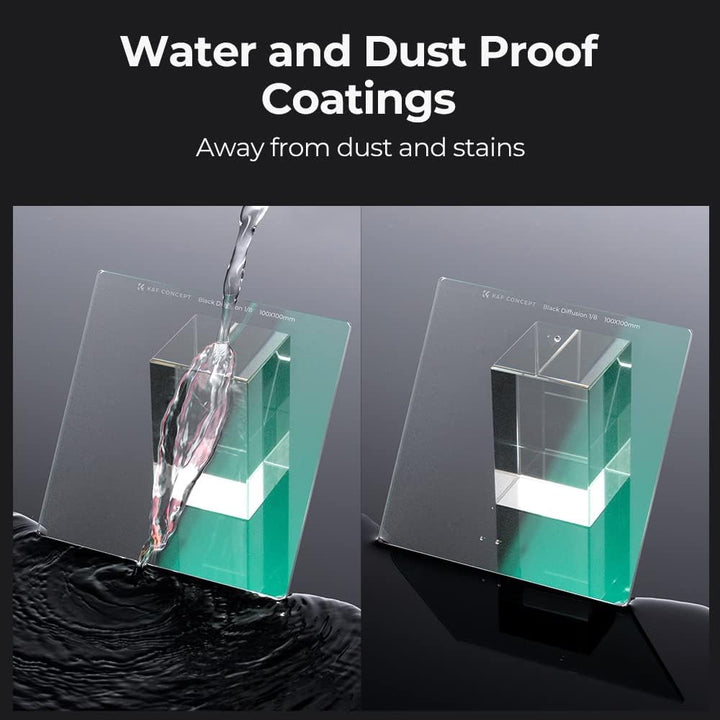 K&F Concept Nano X Square Black-Mist 1/8 Black Promist 1/8 Filter Rechteckfilter Effektfilter 100MM*