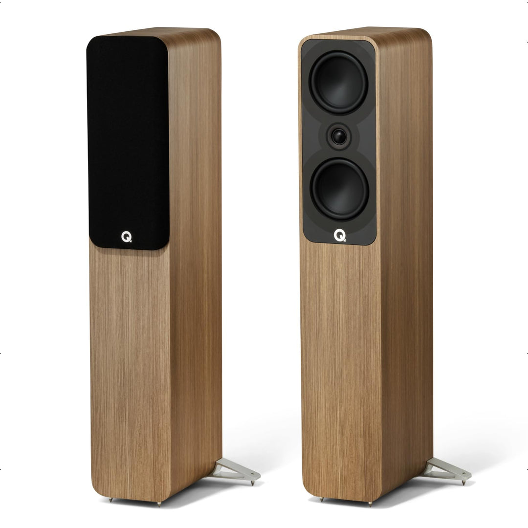 Q ACOUSTICS 5040 Einzelner Standlautsprecher Holme Oak – 12,7 cm Mittel-/Bass-Treiber, 2,5 cm Hochtö