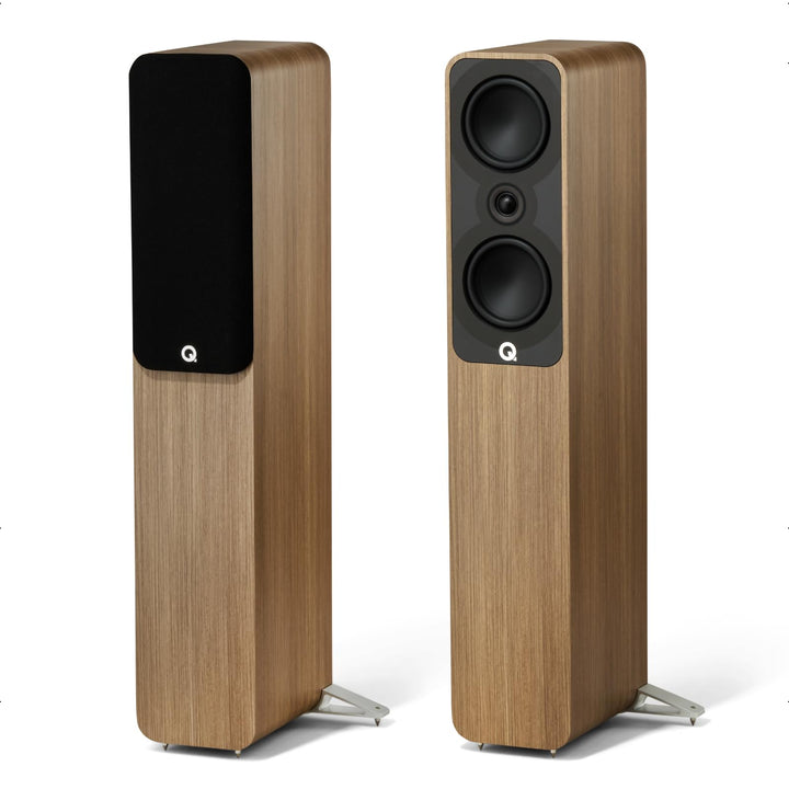 Q ACOUSTICS 5040 Einzelner Standlautsprecher Holme Oak – 12,7 cm Mittel-/Bass-Treiber, 2,5 cm Hochtö
