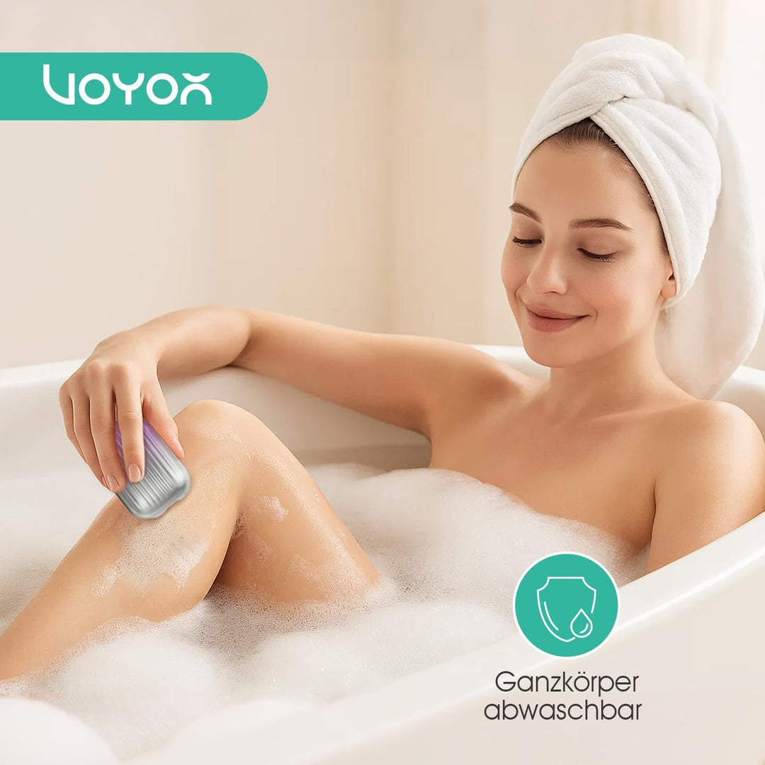 VOYOR Damenrasierer Elektrisch Epilierer Damen Rasierer Damen Intimrasierer Für Frauen Wasserdichter