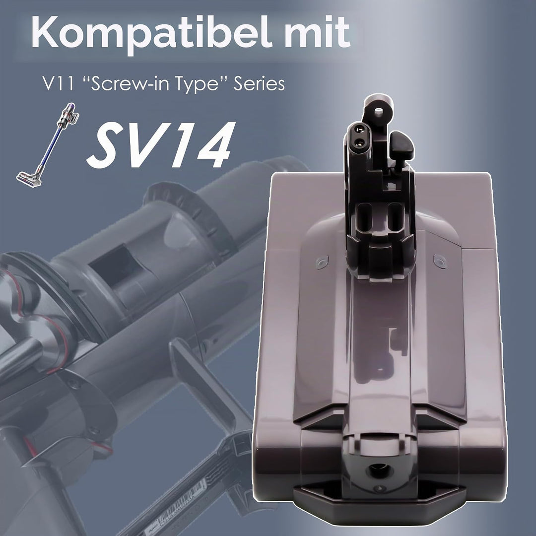 BLESYS Ersatzakku für Dyson V11, Screw-in-Version, Screw-in-Version