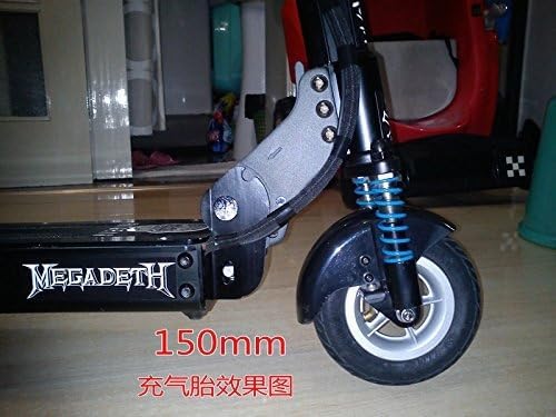 150MM Scooter Inflation Wheel With Aluminium Alloy Hub 6" Pneumatic Tyre With Inner Tube Electric Sc