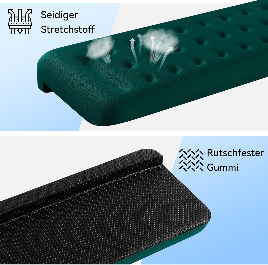 L-förmige Armauflage für Schreibtischkante, 2er Set Memory-Schaum Handgelenkauflage & Ellbogenauflag