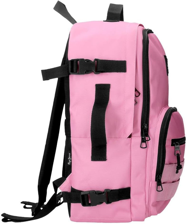 Pepe Jeans Unisex, Kinder Aris Rucksack und Federmäppchen (1er Pack) 31 cm x 44 cm x 17.5 cm Rosa, 3