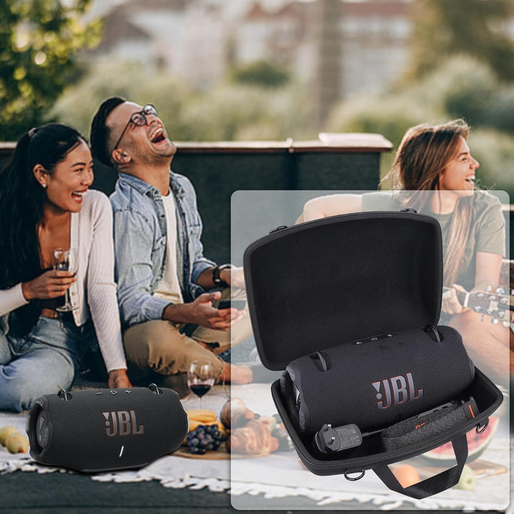 Khanka Hartschalenkoffer Ersatz für JBL Xtreme 4 tragbarer Bluetooth-Lautsprecher, nur Hülle (schwar