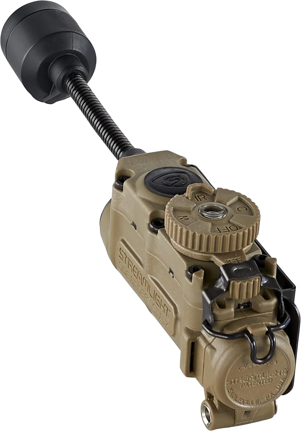 Streamlight Sidewinder Stalk - Inklusive Helmclip - Coyote - Box
