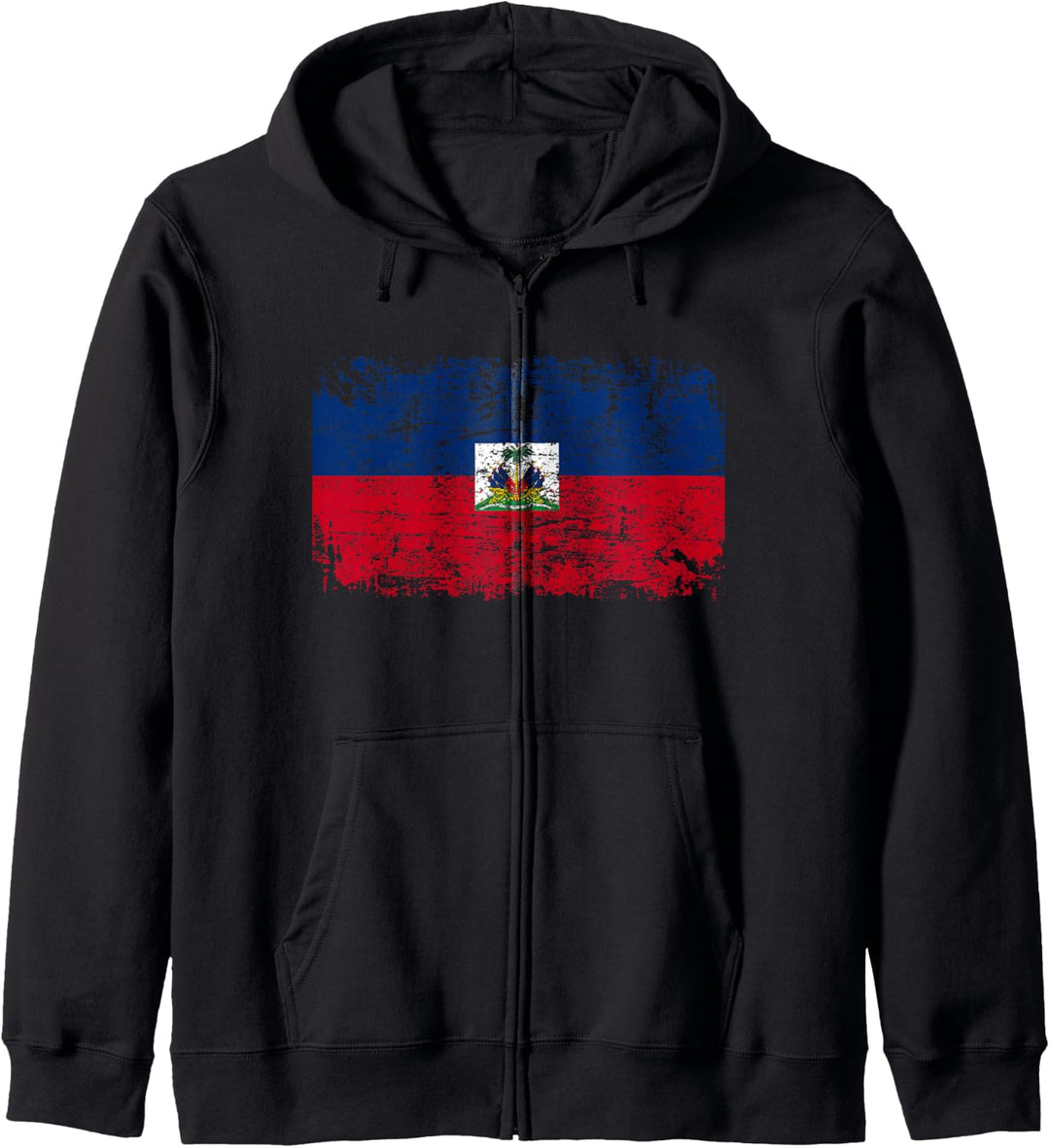 HAITI Flagge | Damen Herren Kinder HAITI Kapuzenjacke