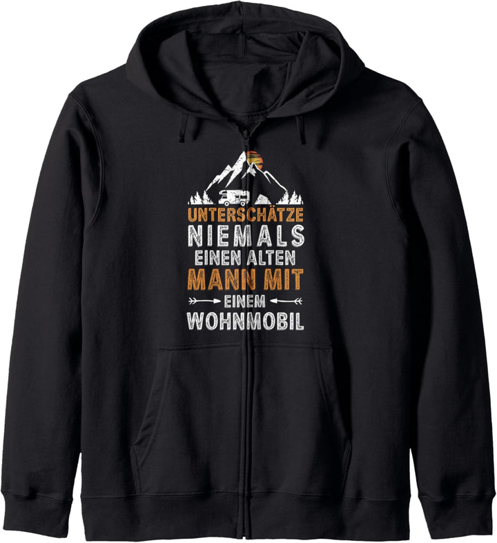 Lustiges Wohnmobil Camper Camping Caravan Rentner Geschenk Kapuzenjacke