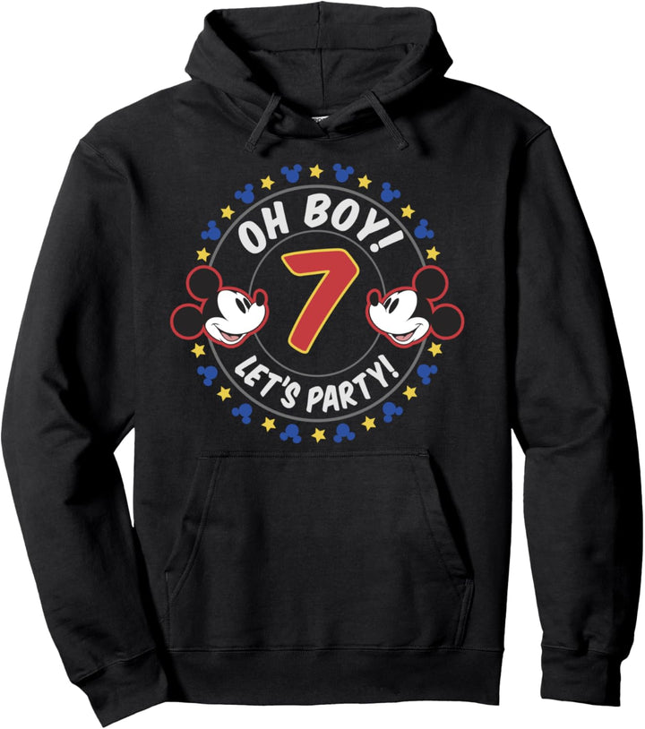Disney Mickey & Friends 7 Year Old Let's Party Pullover Hoodie