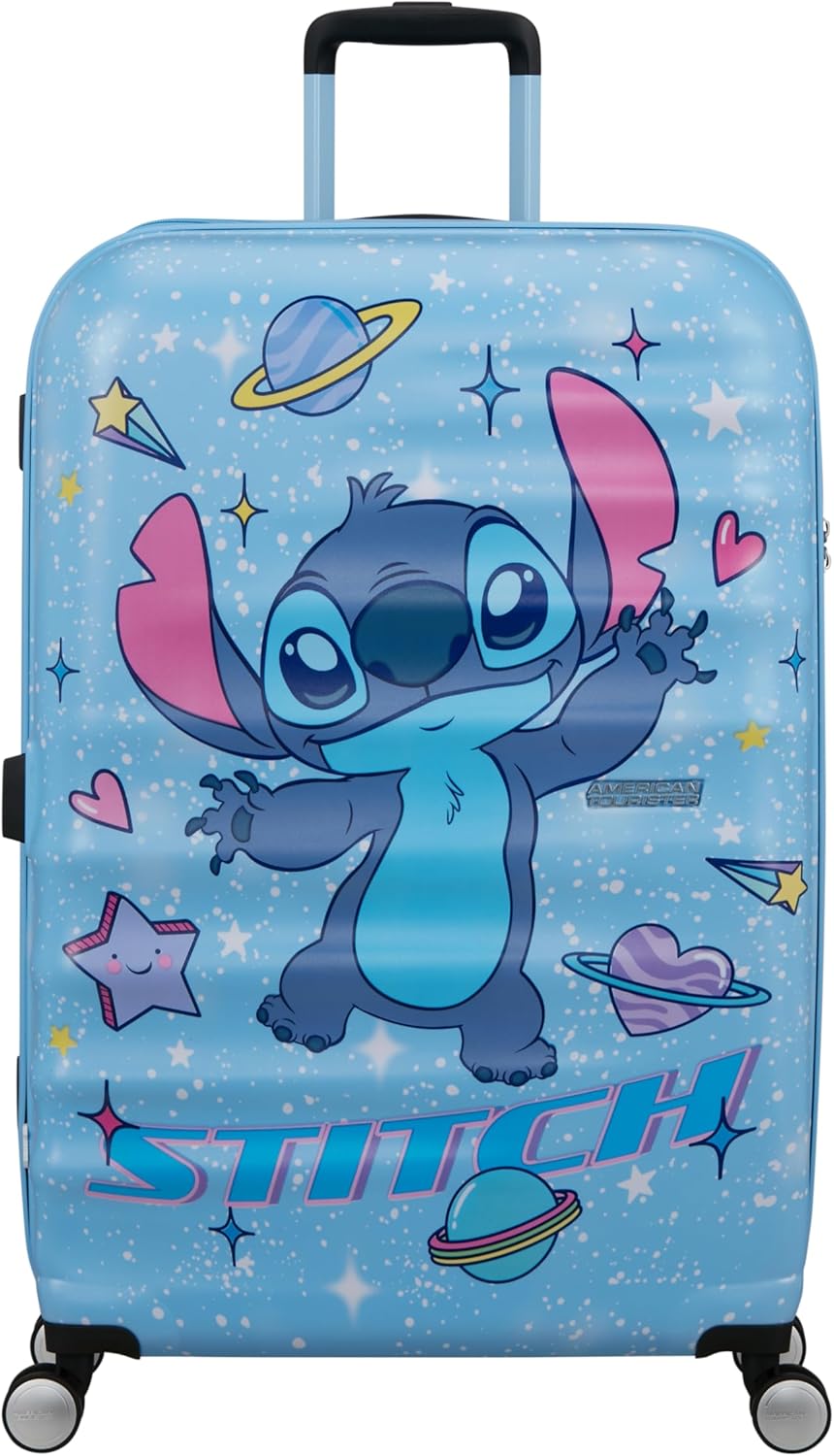 American Tourister Wavebreaker Disney - Stitch Hartschalenkoffer Mittelgross (67 cm), Reisekoffer, T