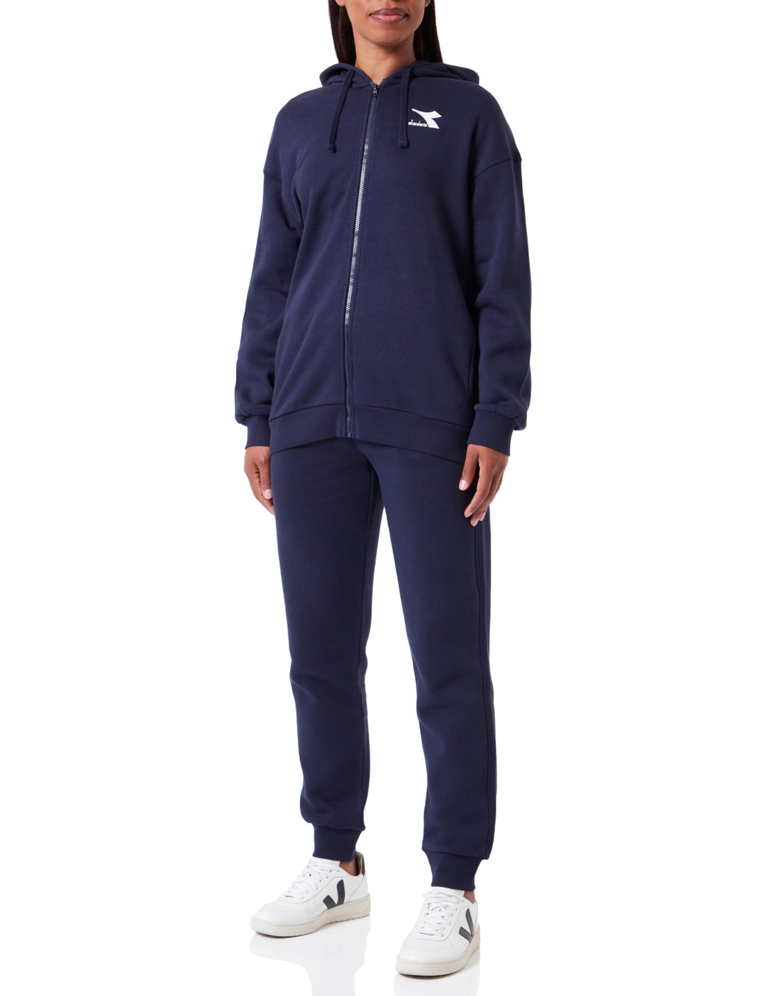Diadora Damen L.Tracksuit HD FZ CORE XS Classic Navy, XS Classic Navy