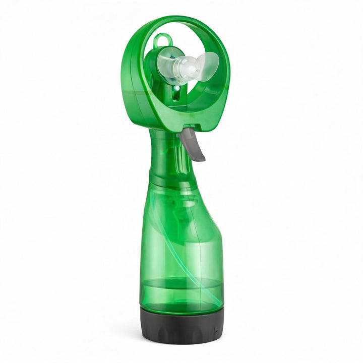 MIJOMA Sprühflasche mit Ventilator – tragbarer Sprühventilator, batteriebetrieben, Abkühlung für unt