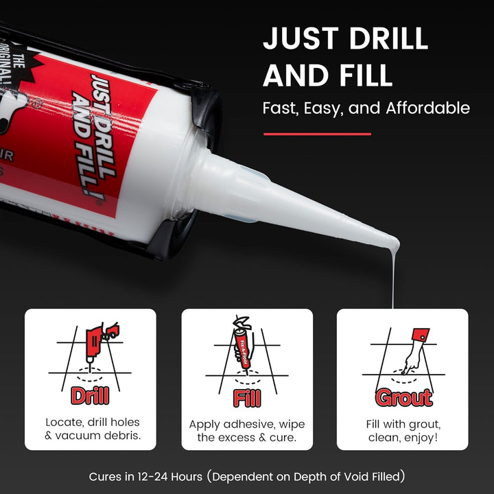 Fix-A-Floor Reparaturkleber für lose und hohle Fliesen, extra stark, 300 ml-Tube