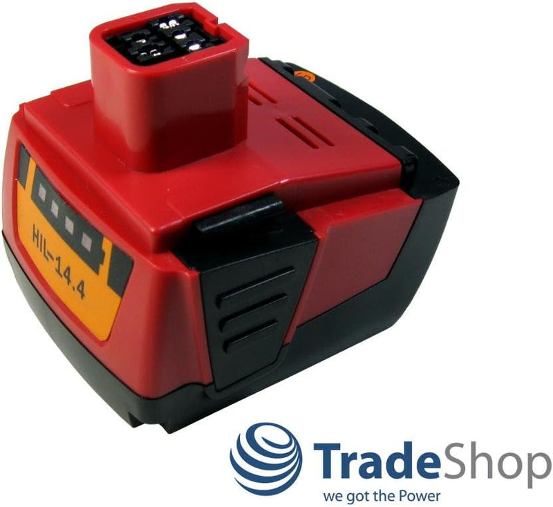 Trade-Shop Premium Li-Ion Akku, 14,4V 3000mAh ersetzt Hilti B144 für Hilti SF144-A SFH144-A SFL144 S