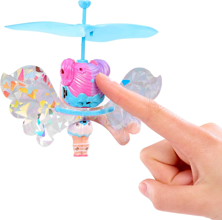 L.O.L. Surprise! Magic Flyers Fairies Tots - Snowflake - Enthält 1 Puppe und 1 Zauberstab, in Einer