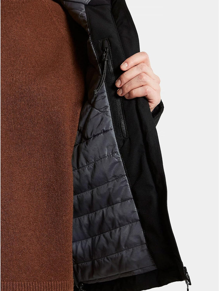 Didriksons Damen Winterjacke Celia Grösse: 36 Schwarz, Grösse: 36 Schwarz