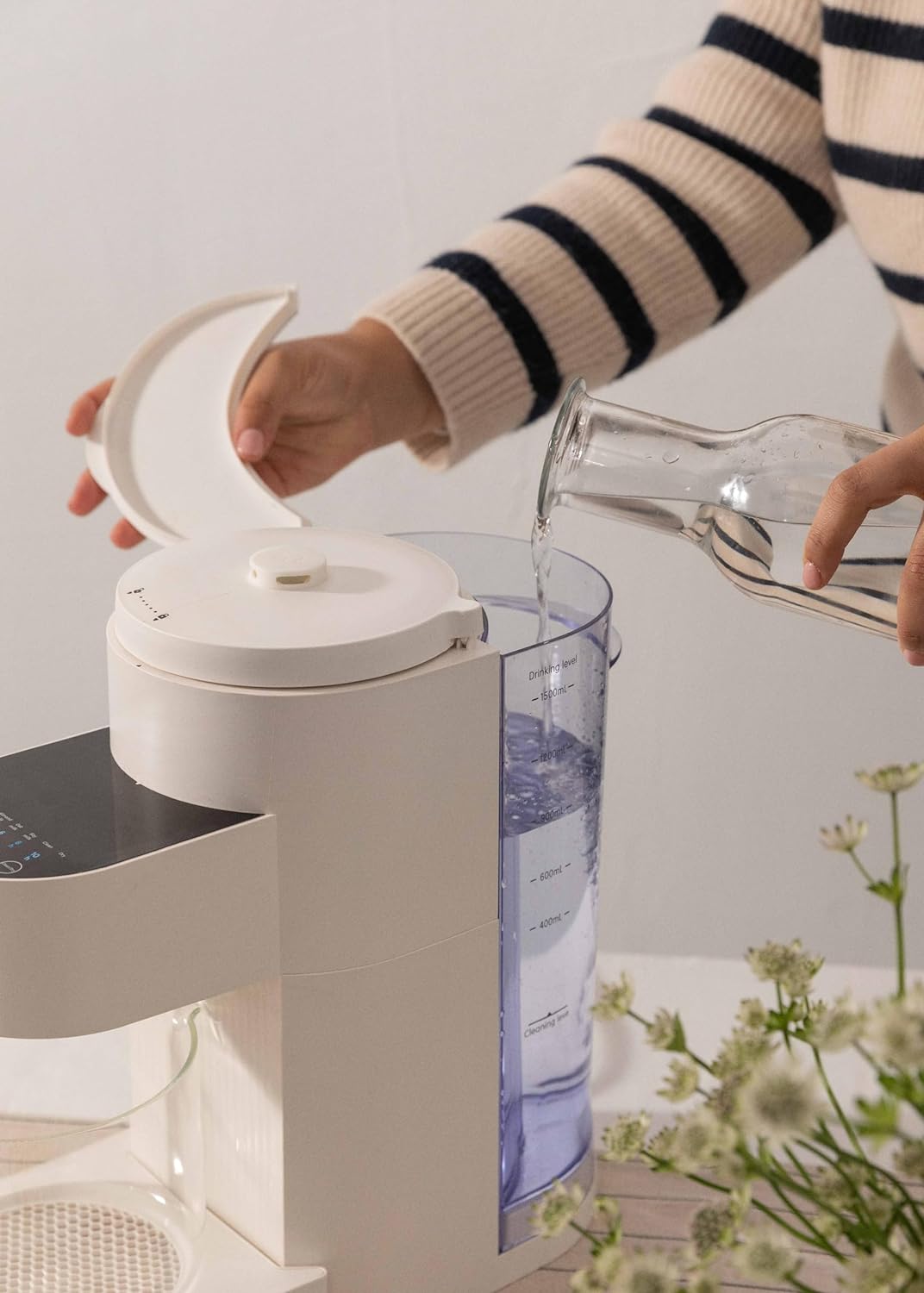CREATE / VEGAN MILK MAKER / 1,5L Pflanzenmilchmaschine / WEISS/ Mandeln, Milkshake / 6 Automatikprog