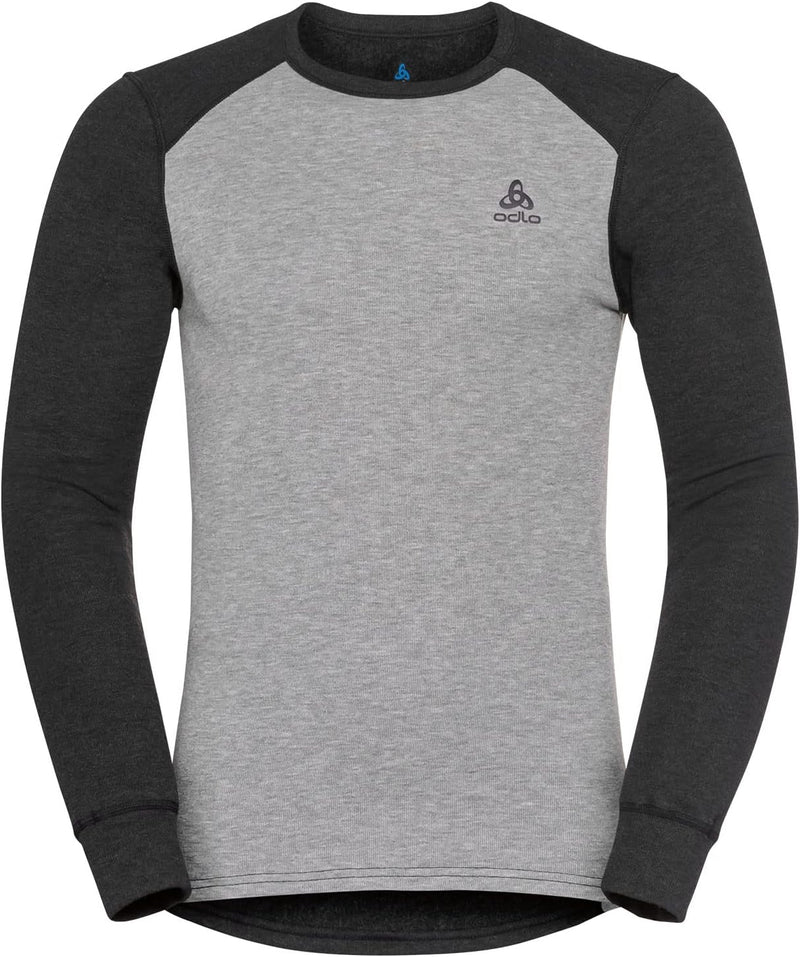 Odlo Herren Active Warm Eco_196702 Funktionsunterwäsche Set XL Dark Grey Melange - Grey Melange, XL