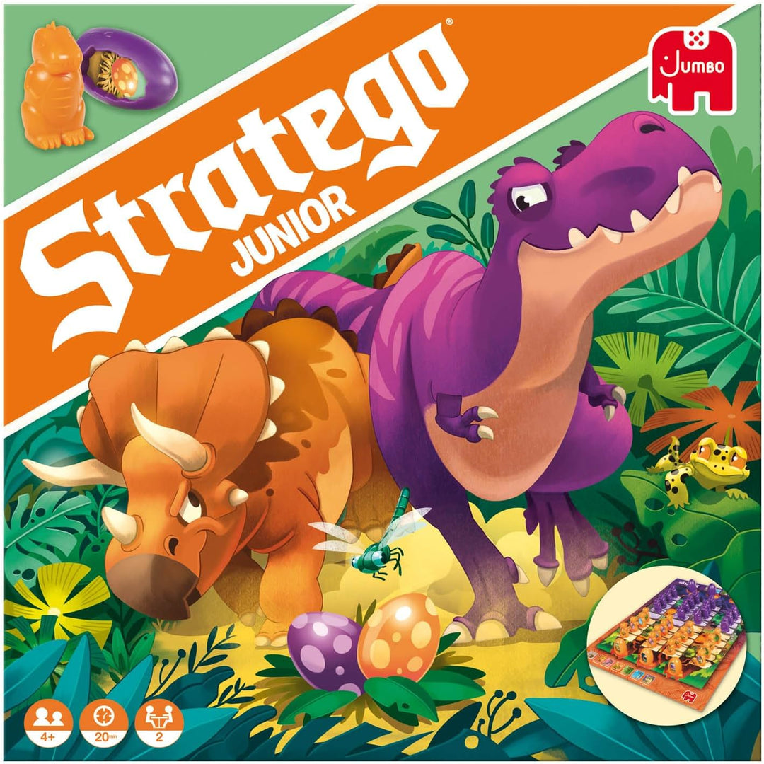 Stratego Junior Dinos, Brettspiel für Kinder ab 4 Jahren, Junior