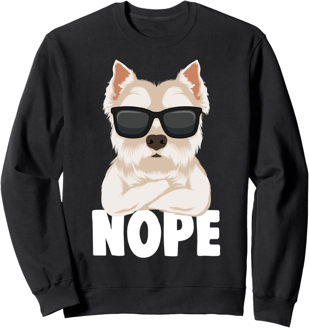 West Highland White Terrier Westie Hund Sweatshirt