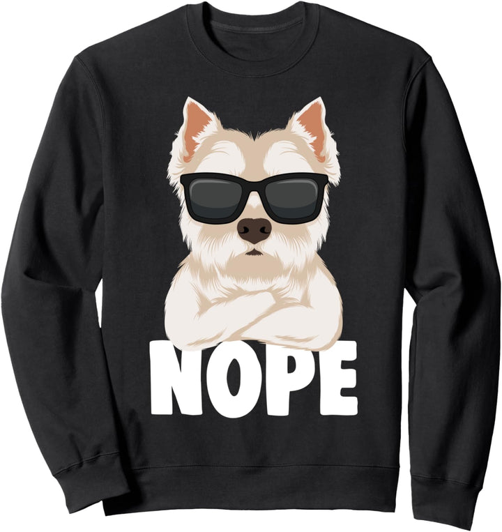West Highland White Terrier Westie Hund Sweatshirt