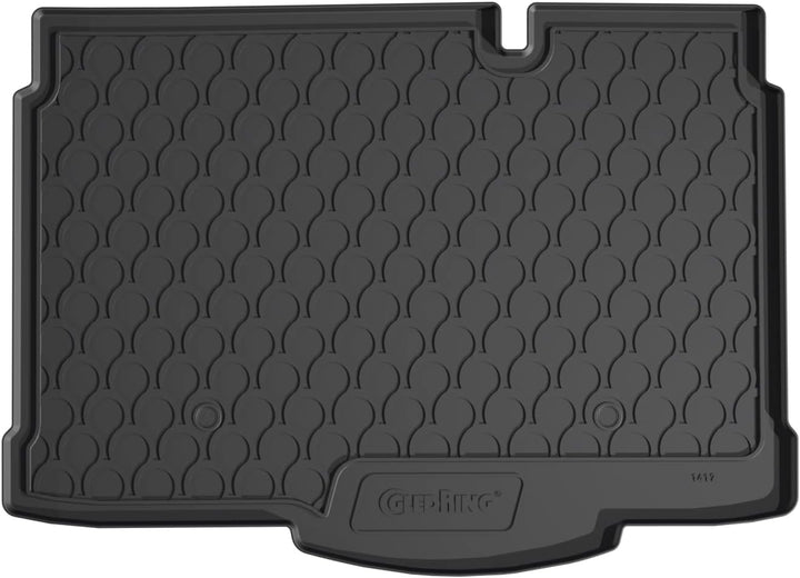 Rubbasol (Gummi) Kofferraumwanne kompatibel mit Opel Corsa E 2014-2019 (Tiefe Ladeboden) Kofferraumm