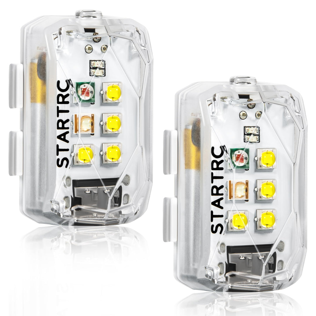 STARTRC 2 Stück Strobe Drone Light,Anti-Kollisionslicht,LED Drohne Blitzlicht Für FAA-Drohnen-Nachtf