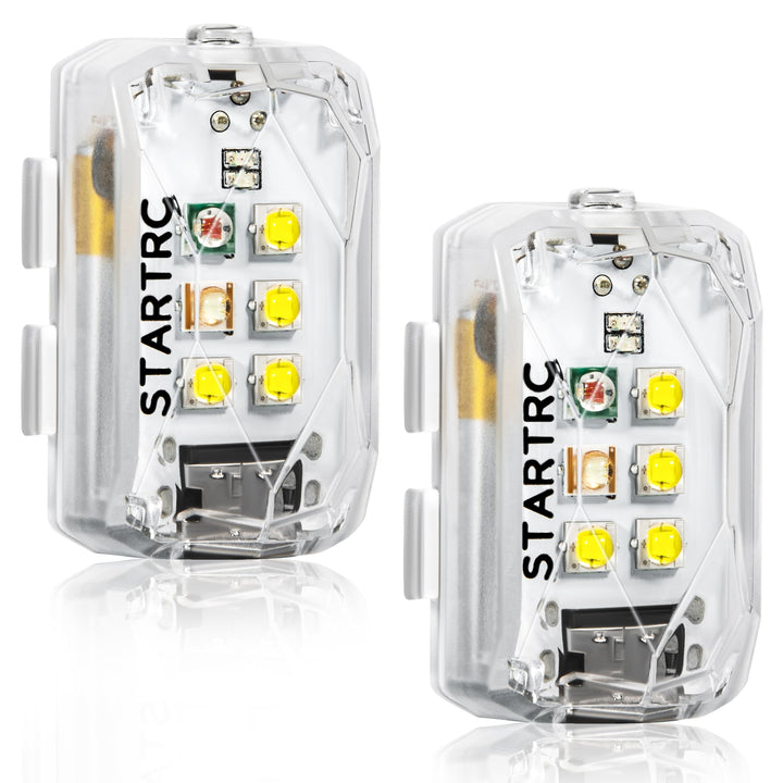 STARTRC 2 Stück Strobe Drone Light,Anti-Kollisionslicht,LED Drohne Blitzlicht Für FAA-Drohnen-Nachtf