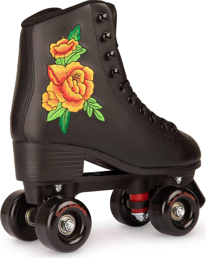 Rookie Damen Rollerskate Rosa Rollschuhe Size - UK 7 (EU 41) Schwarz, Size - UK 7 (EU 41) Schwarz