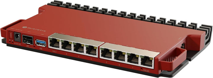 Mikrotik L009UiGS-RM Routeur connecté 2.5 Gigabit Ethernet, Gigabit Ethernet Rouge