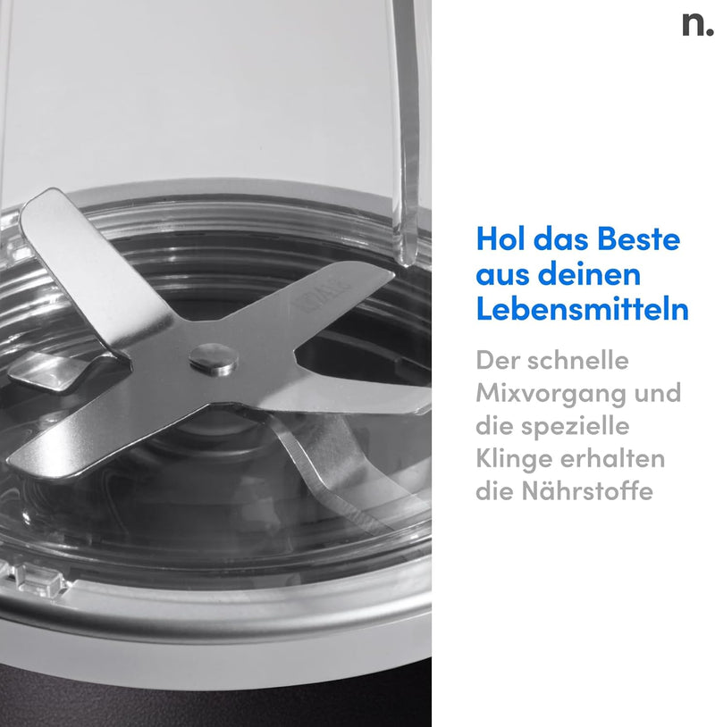 nutribullet Pro Pulse, Elektrischer, Smoothie Maker, Multifunktionaler Mixer und Blender, 1200 Watt