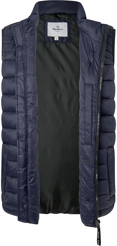 Pepe Jeans Herren Balle Gillet Puffer Weste, XXL Blau (Dulwich)