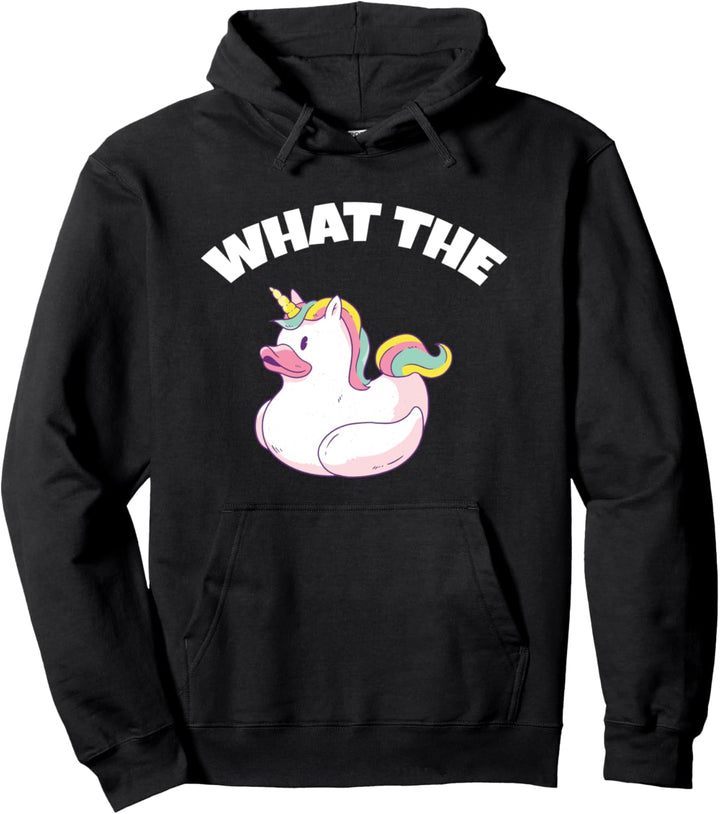 What The Duck Ente Einhorn LGBTQ Gummiente Erpel Kostüm Pullover Hoodie