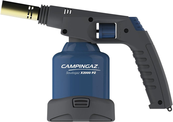 Campingaz Lötlampe Soudogaz X2000 mit Piezo Zündung für Stechkartusche C206 GLS, 2000026177 &amp; Feinbr