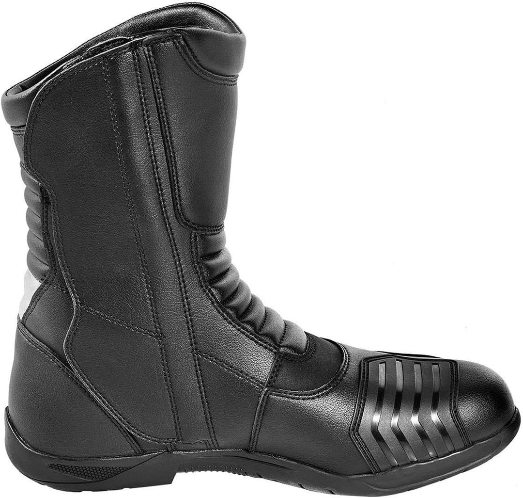 Bogotto Andamos wasserdichte Motorradstiefel 39 EU Schwarz, 39 EU Schwarz