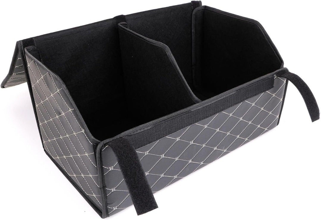 Kofferraum-Organizer CAR COMPACT ELEGANT L, 2 Fächer, faltbar, mit Deckel, L