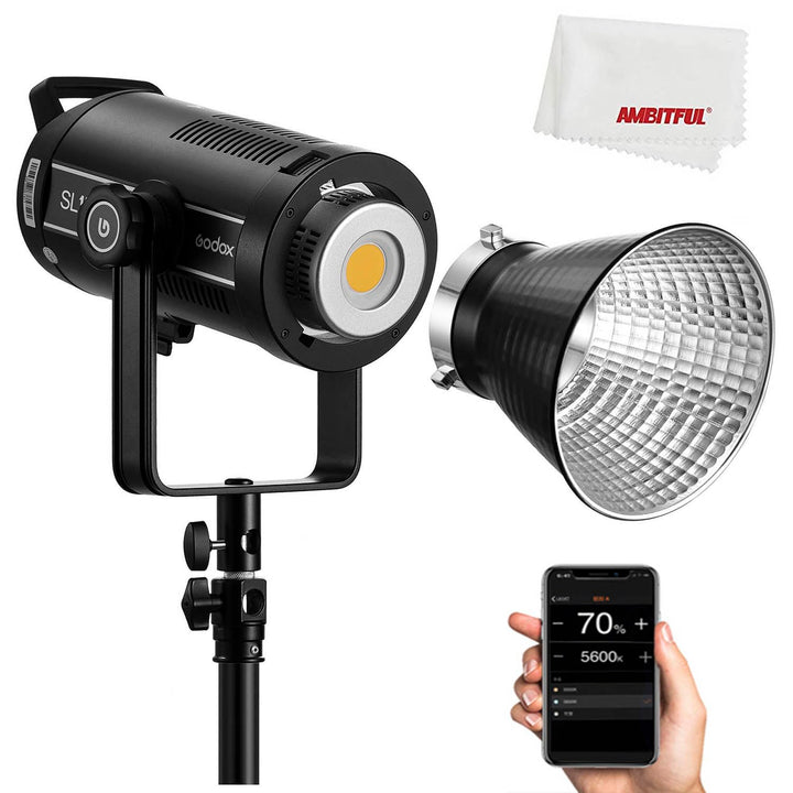 Godox SL150III SL150WIII LED Videoleuchte 160W Tageslicht Ausgewogen 5600K 2.4G Wireless X System CR