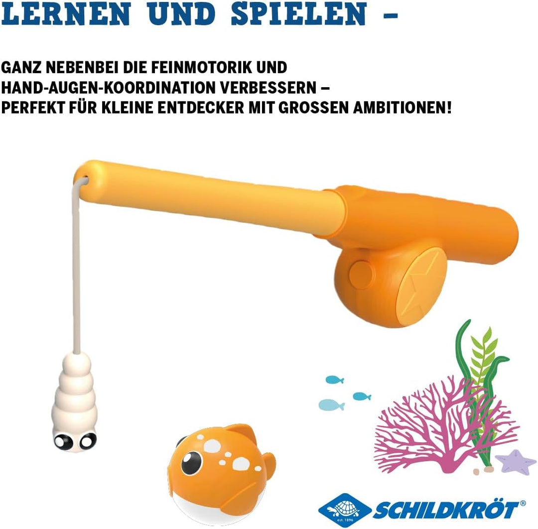 Schildkröt Fishing Game – Magnetisches Angelspiel für Kinder – fördert Feinmotorik & Koordination –