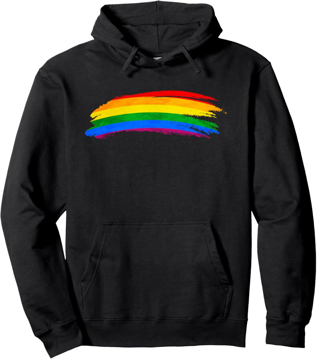 LGBT Gay Lesbian CSD / Pride Brush Farbspritzer Pullover Hoodie