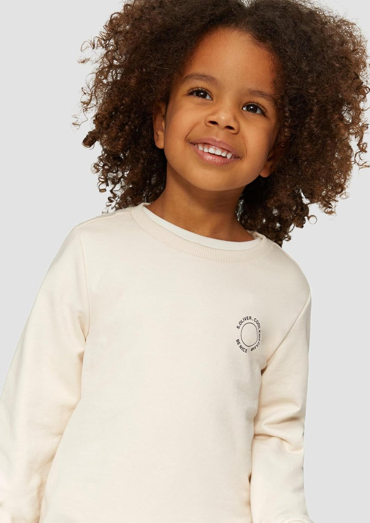 s.Oliver Wärmendes Sweatshirt mit NASA®-Rückenprint 92-98 0805_helles Sand, 92-98 0805_helles Sand