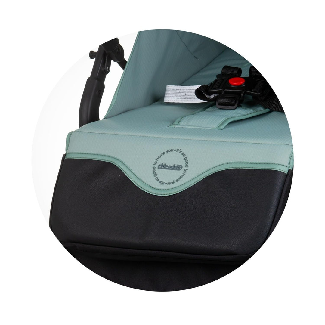 Chipolino Kinderwagen, Buggy Pixie zusammenklappbar Getränkehalter Korb 22 kg, Farbe:tuerkis, tuerki