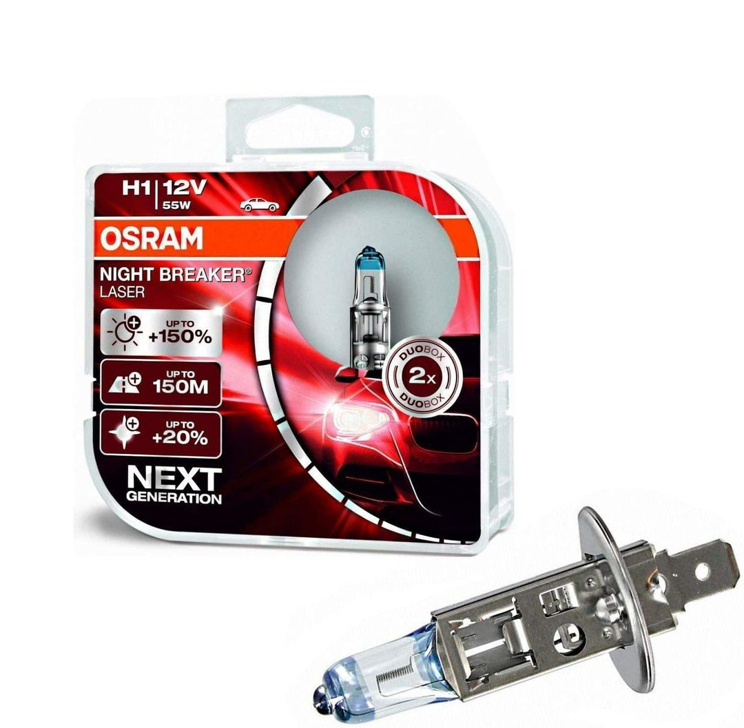 2x Osra.m H1 55W 12V Night Breaker Laser Next Generation 64150NL-HCB hell Weiss Ersatz Scheinwerfer